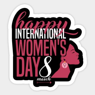 Happy International Women's Day 8 March 2023 Sticker